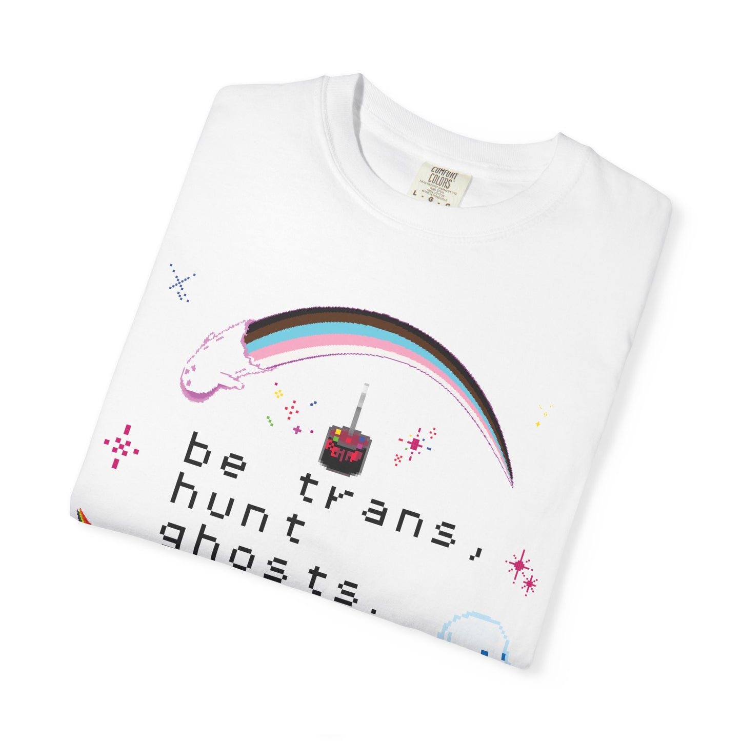 Be Trans, Hunt Ghosts White Tee