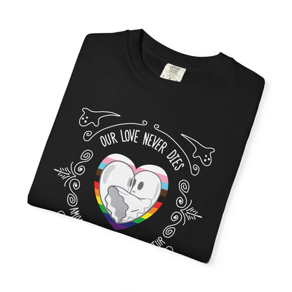 Our Love Never Dies Black Tee