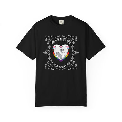 Our Love Never Dies Black Tee