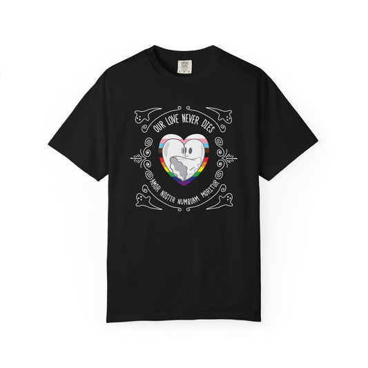 Our Love Never Dies Black Tee